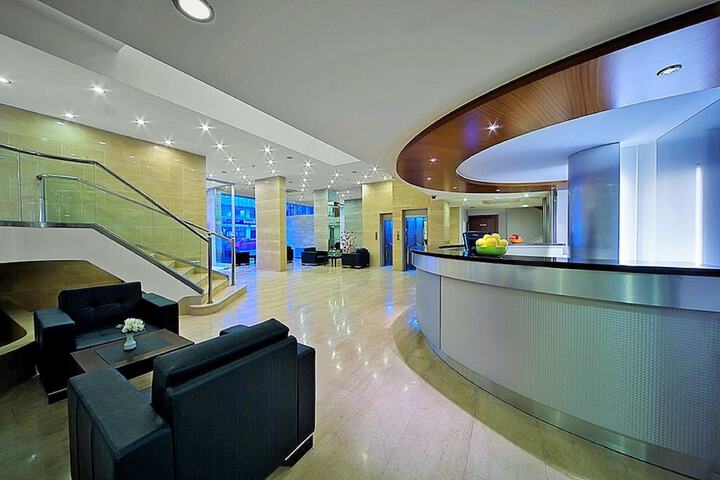 Interior entrance