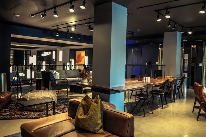Lobby sitting area