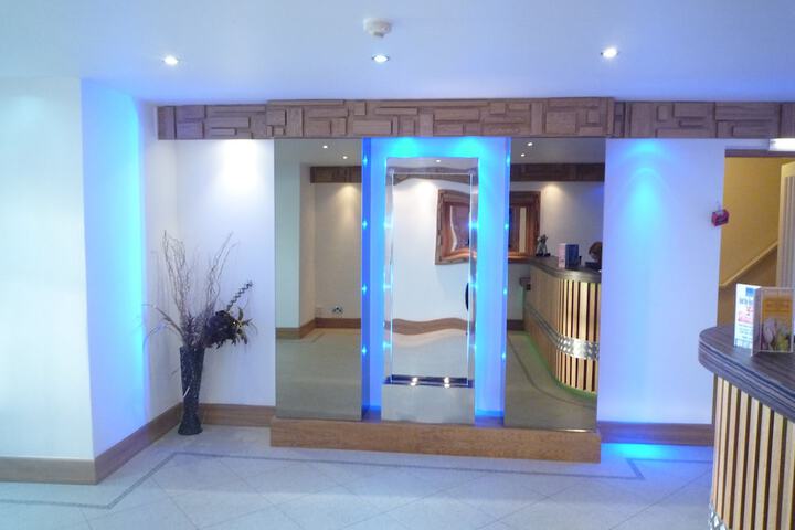 Interior entrance