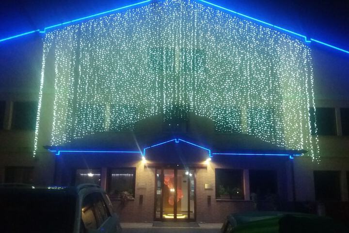 Front of property - evening/night