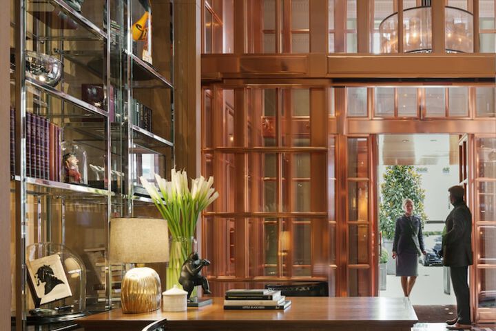 Interior entrance