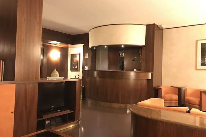 Interior entrance