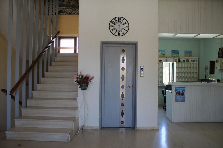 Interior entrance