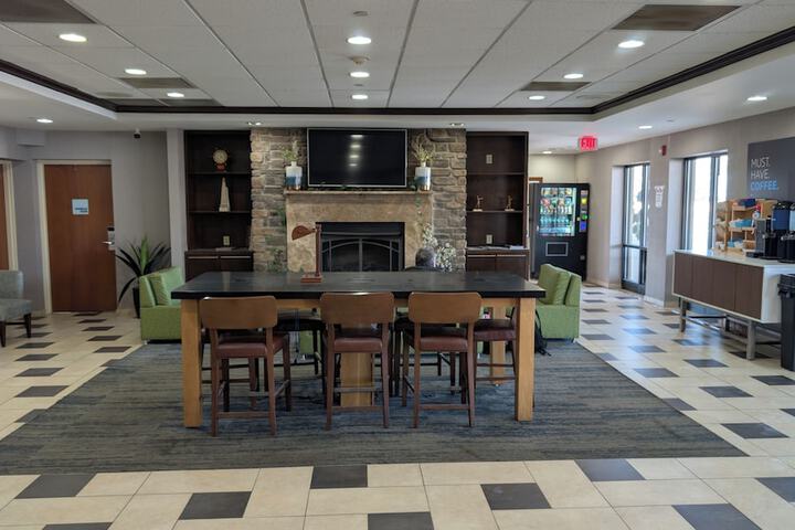 Lobby sitting area