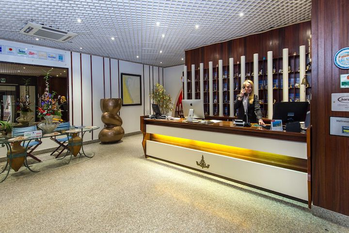 Interior entrance
