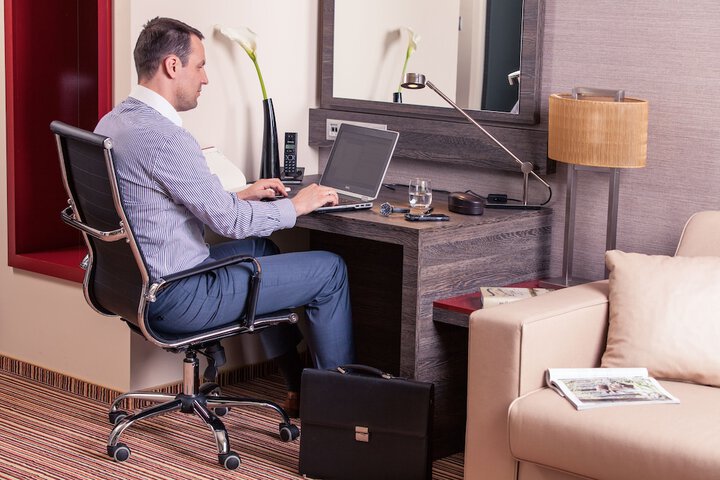 In-room business center