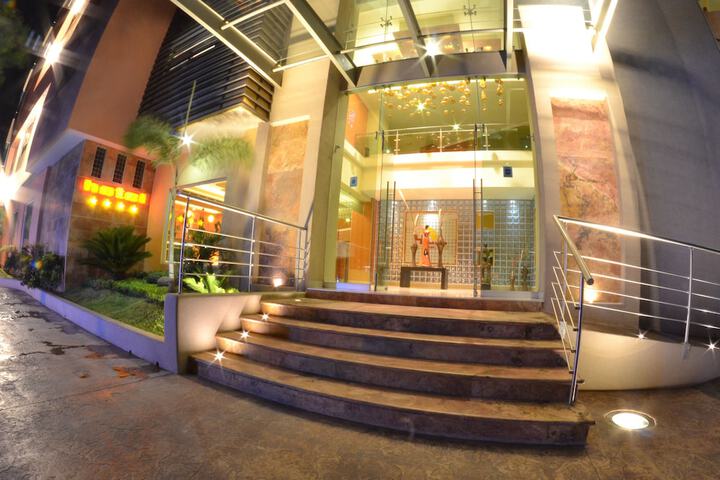 Interior entrance