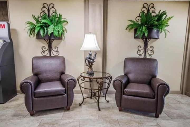 Lobby sitting area
