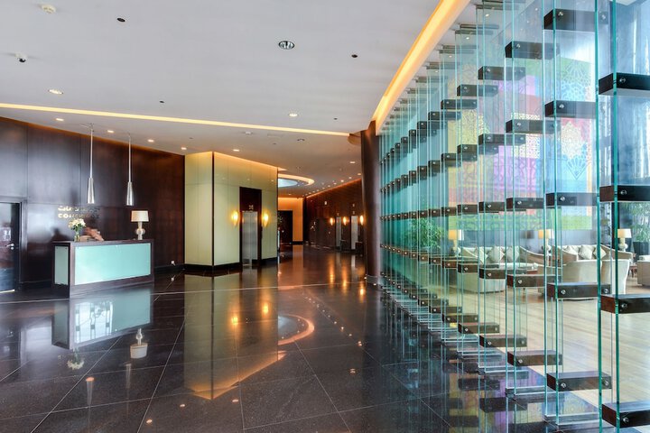Interior entrance