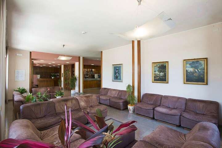 Lobby sitting area