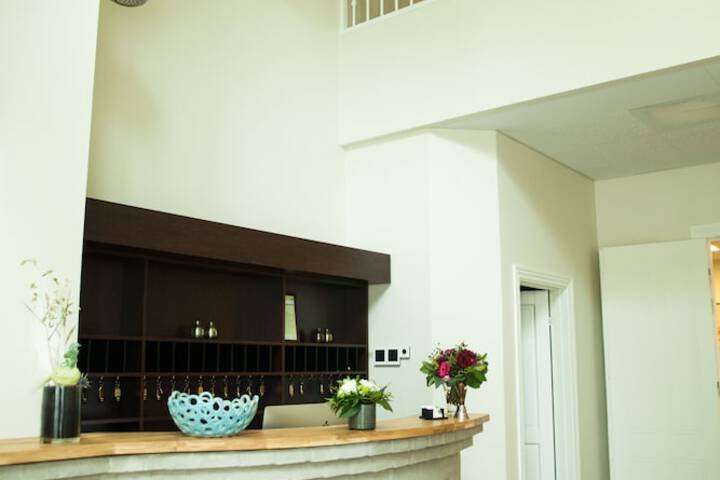 Interior entrance