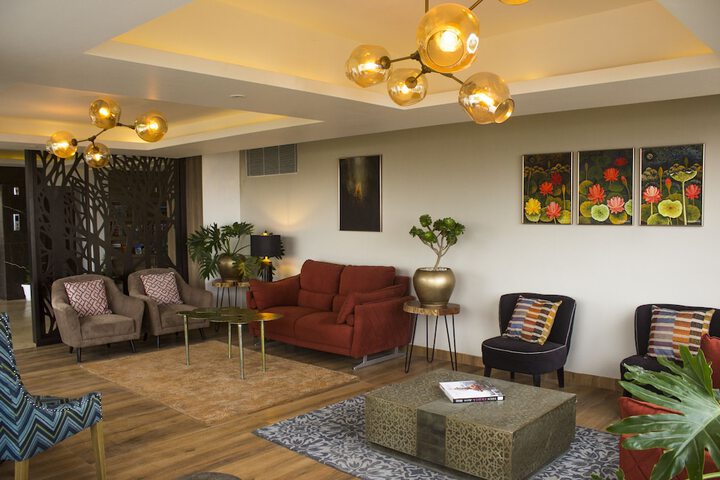 Lobby sitting area