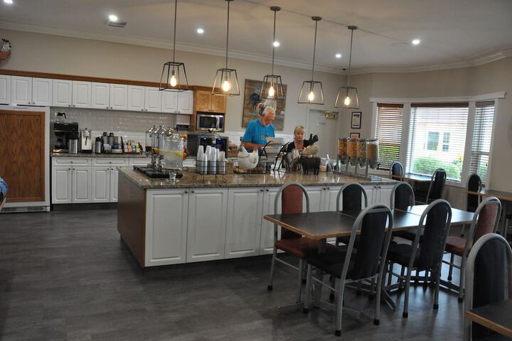 Breakfast area