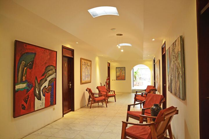 Interior entrance