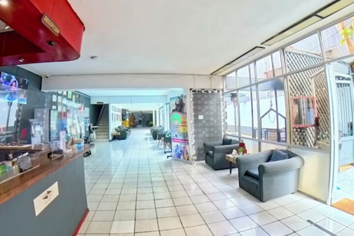Interior entrance