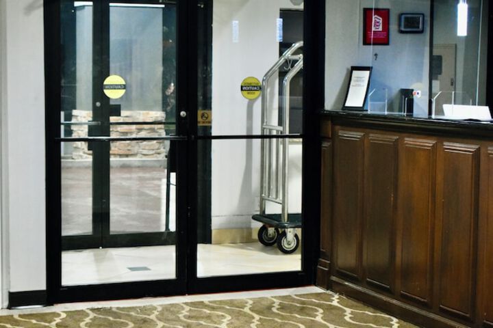 Interior entrance