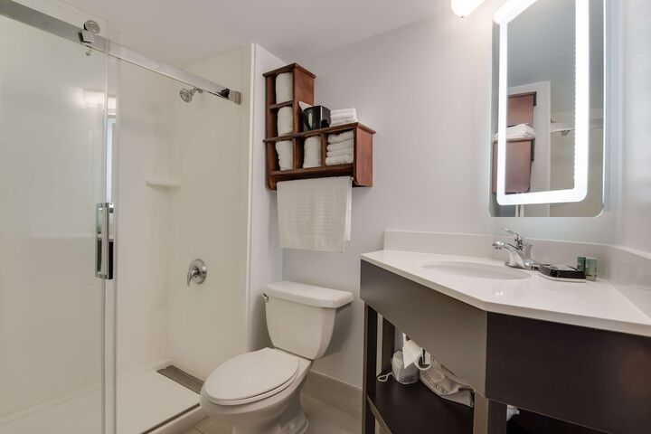 1 King Bed Flat Screen Television Microwave and Refrigerator High Speed Internet Accessible Full Breakfast (11 of 11)