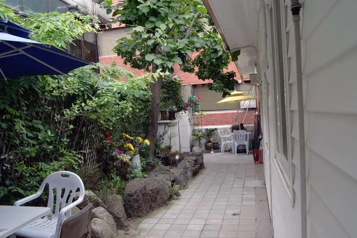 outside