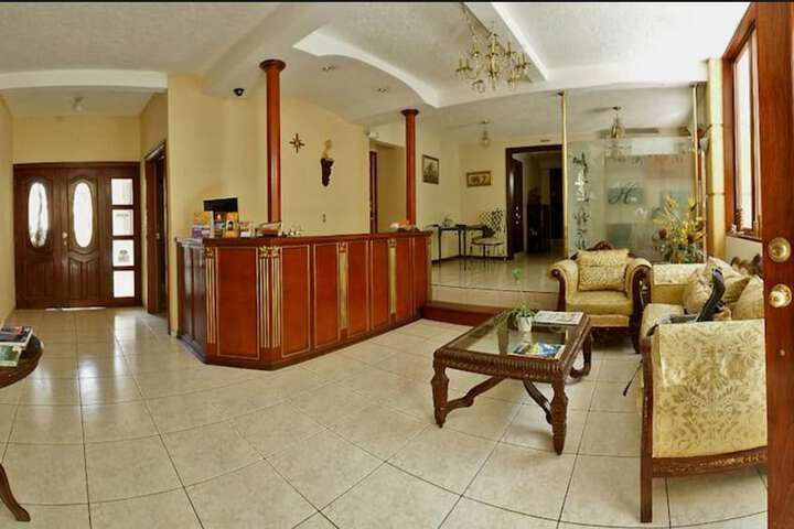 Interior entrance