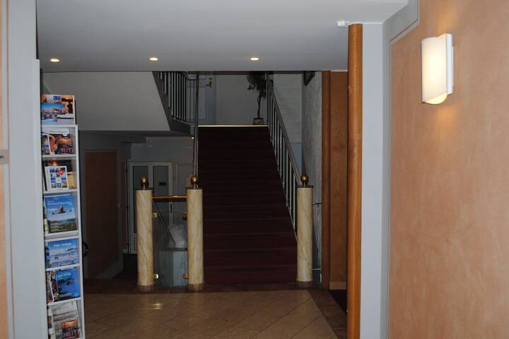 Interior entrance