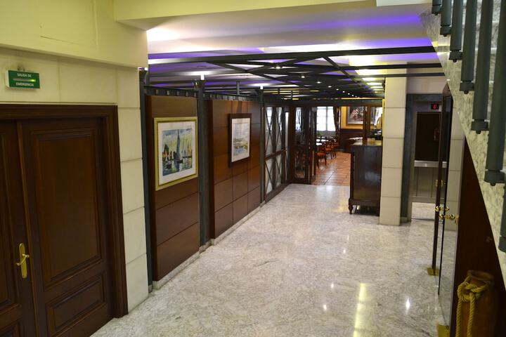 Interior entrance