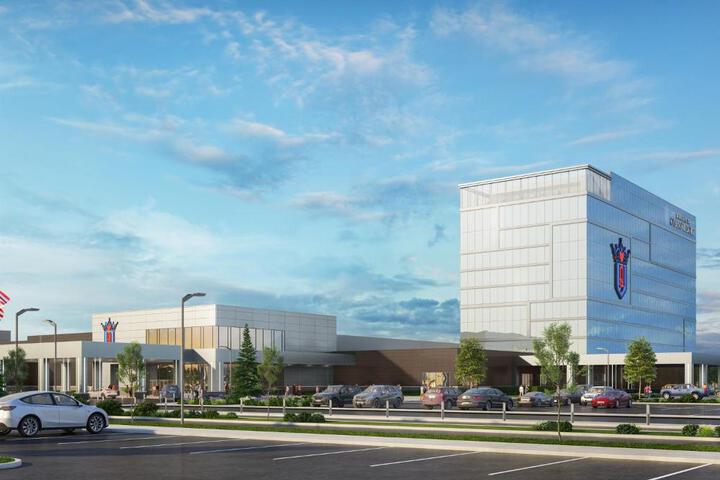 Exterior of Terre Haute Casino Resort
