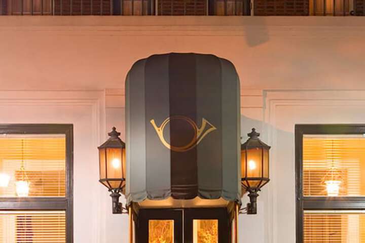Front of property - evening/night
