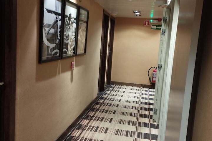 Handrails in hallways