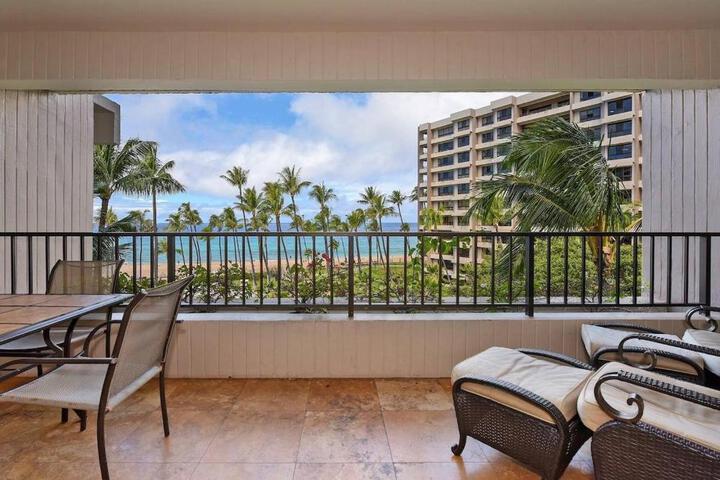 Image of Kaanapali Alii 456 · ALII 456 OceanFront Tropical Getaway w Ocea
