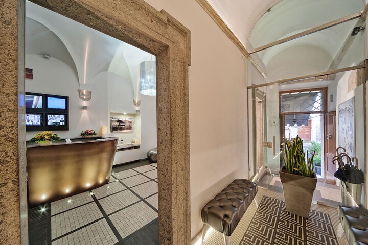Interior entrance