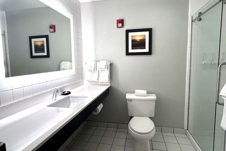 1 King Bed Communication Assistance Microwave, Refrigerator Walk in Shower Full Breakfast (3 of 8)