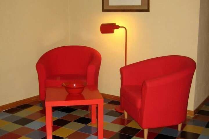 Lobby sitting area