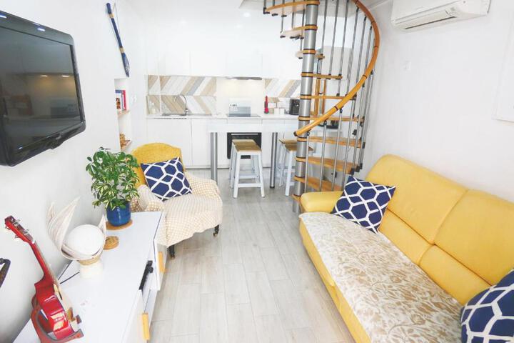 Le Pouffre maison de pêcheur au quartier des artistes, clim, WiFi