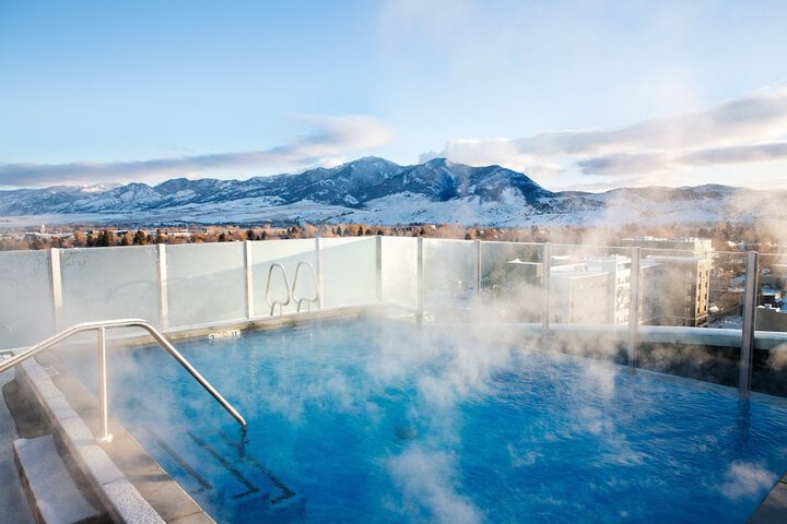 Rooftop pool