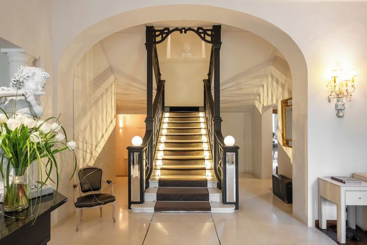 Interior entrance