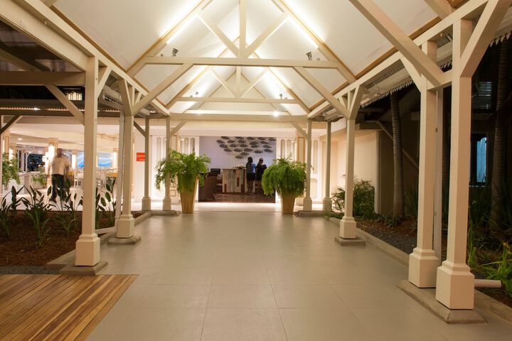 Interior entrance