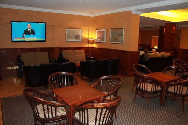 Lobby sitting area
