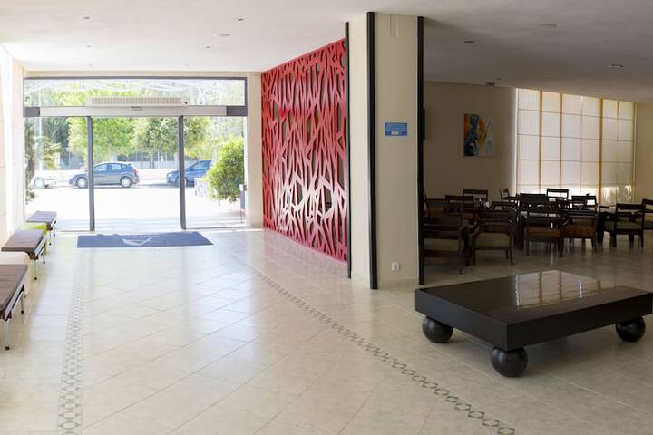 Interior entrance