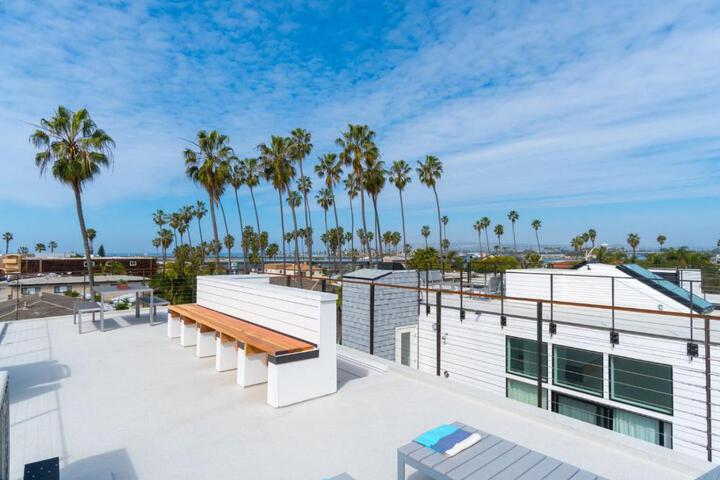 Steps to the Beach Rooftop Deck in San Diego, CA