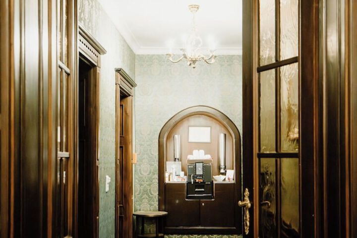 Interior entrance