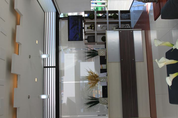 Interior entrance