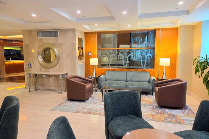 Lobby sitting area
