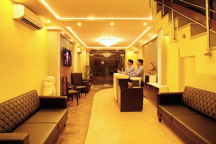Interior entrance