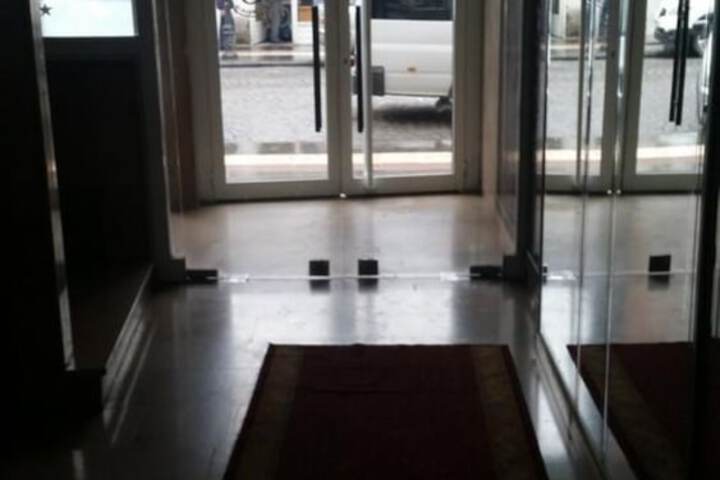 Interior entrance