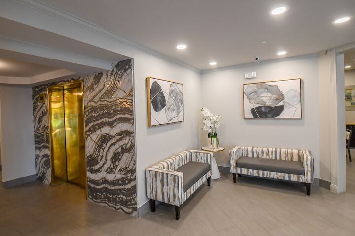 Lobby sitting area