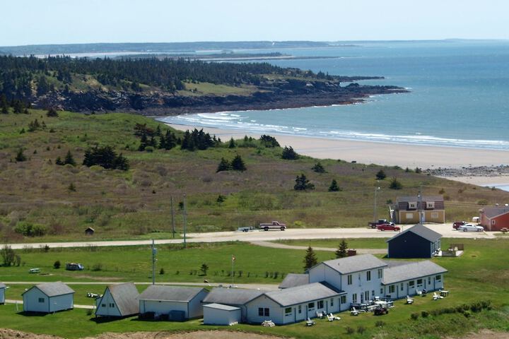 Exterior of Mavillette Beach Lodge and RV Park