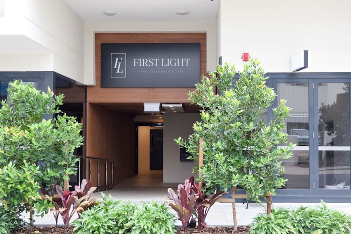Interior entrance
