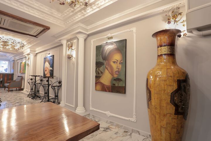 Interior entrance