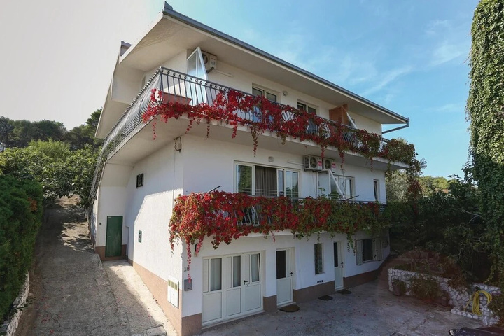 Exterior of Beautiful Home in Arbanija With Wifi and 1 Bedrooms