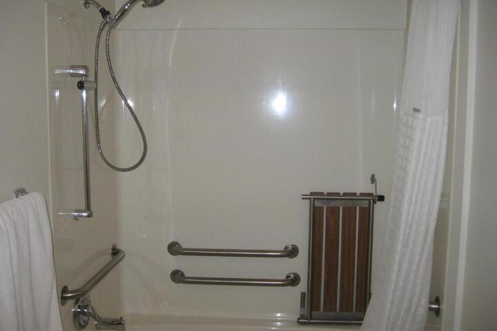 1 King Bed Mobility Accessible Bathtub with Grab Bars (6 of 11)